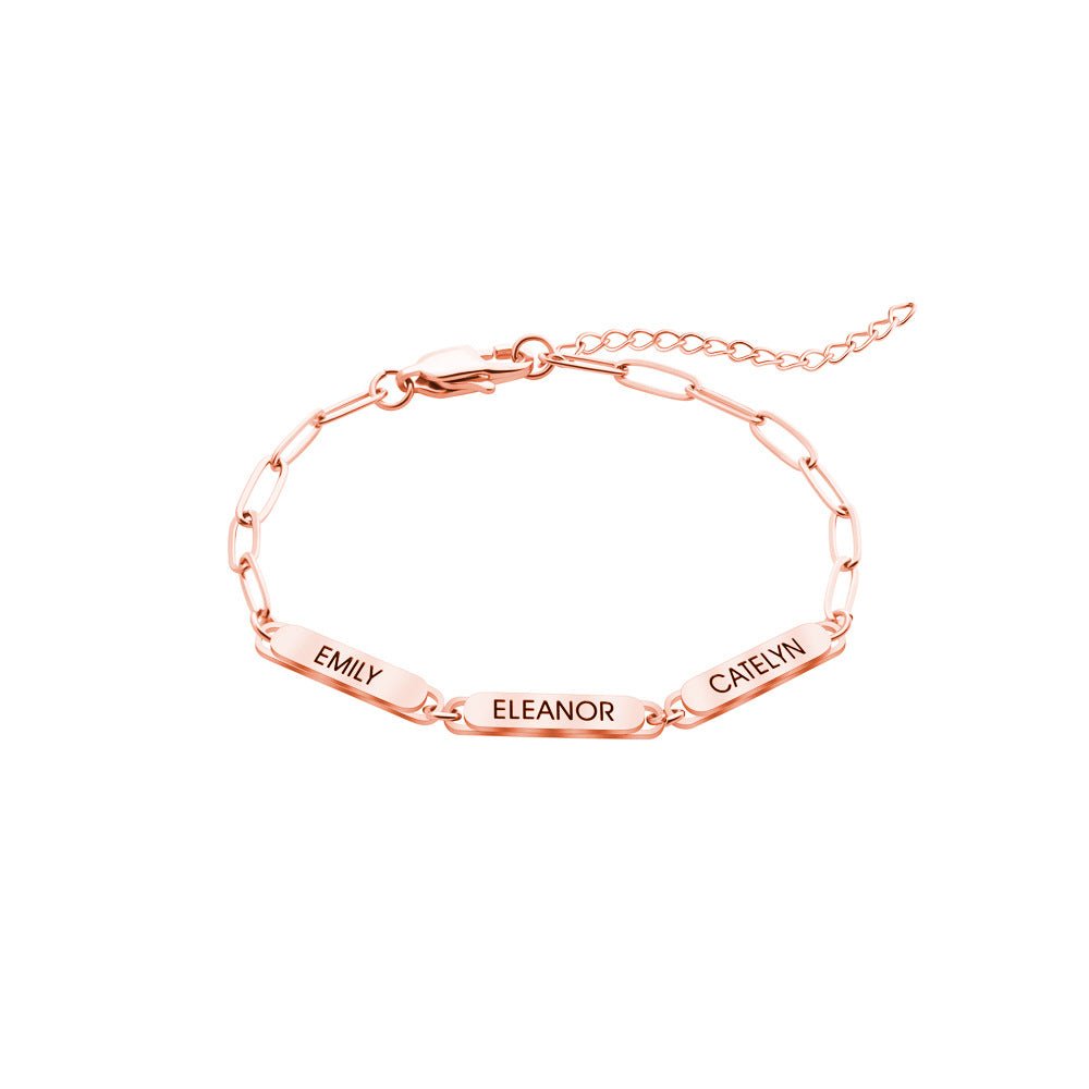 Engraved custom fashion bracelet - jewelry - weilin.com