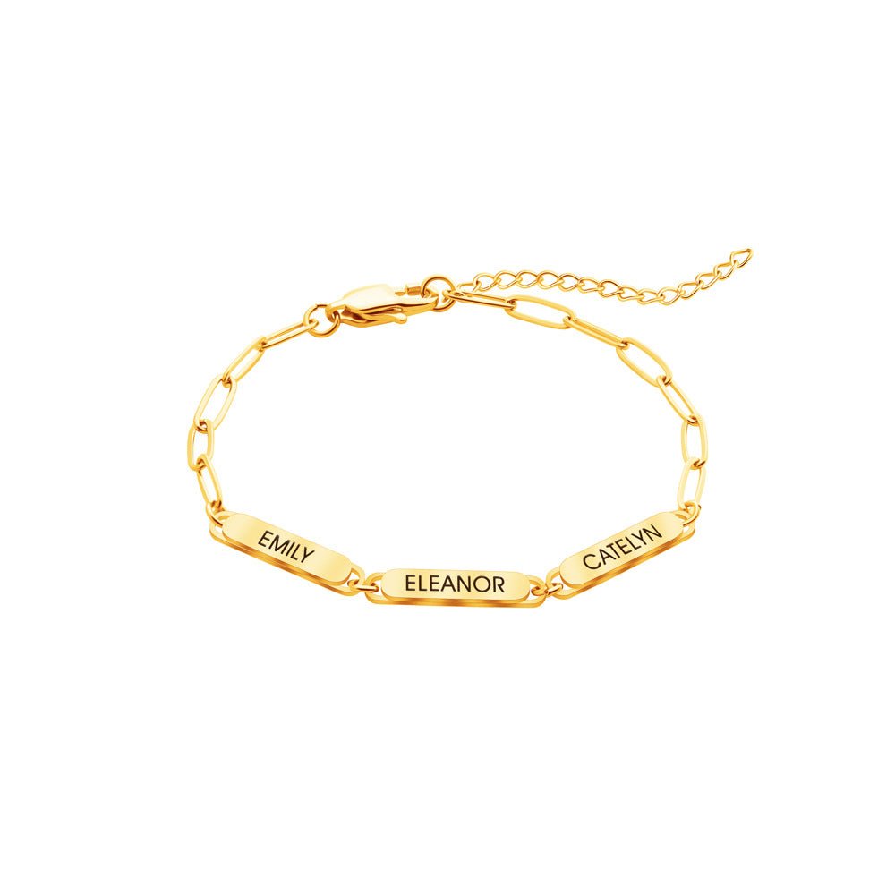 Engraved custom fashion bracelet - jewelry - weilin.com