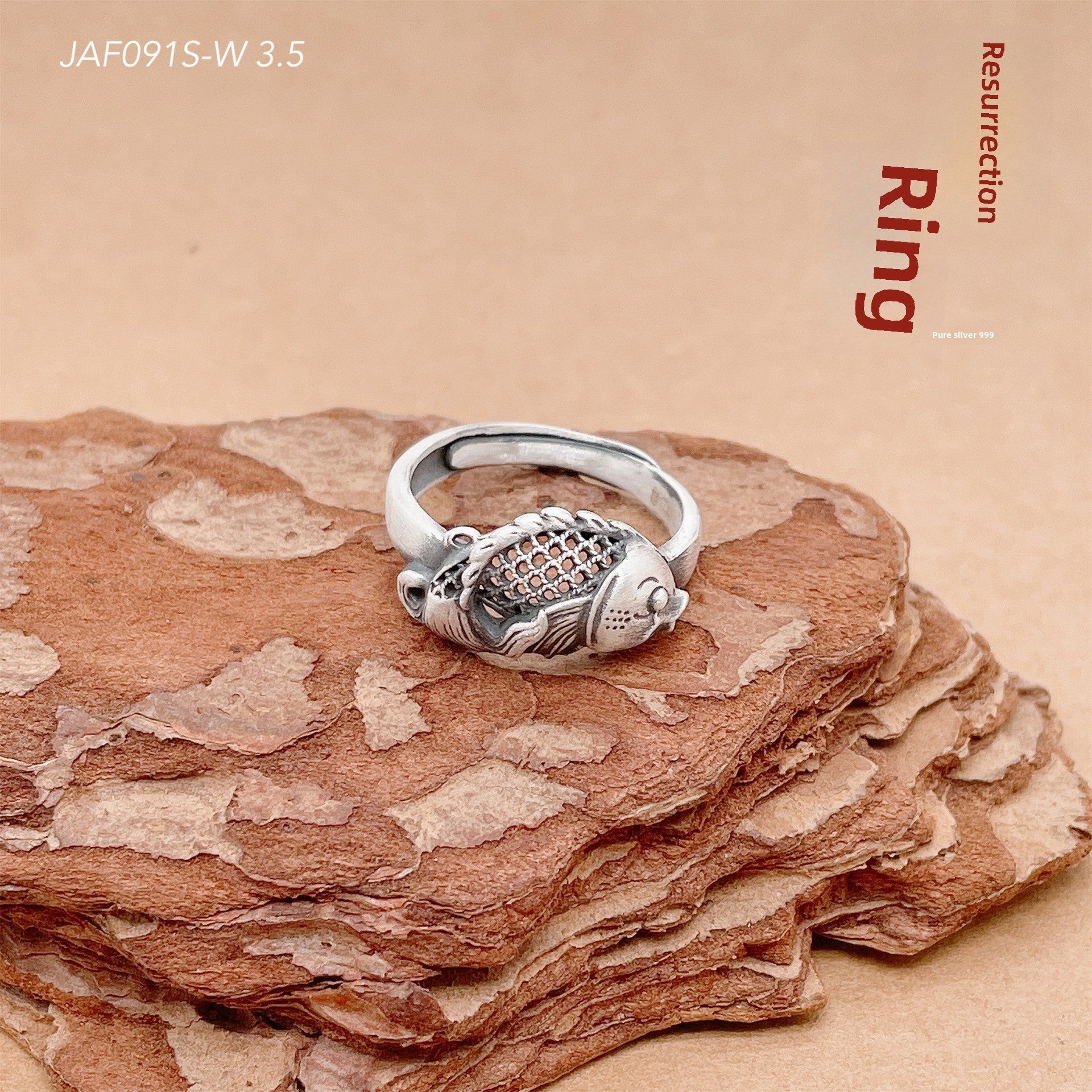 Ethnic Peacock Sterling Silver Ring - jewelry - weilin.com