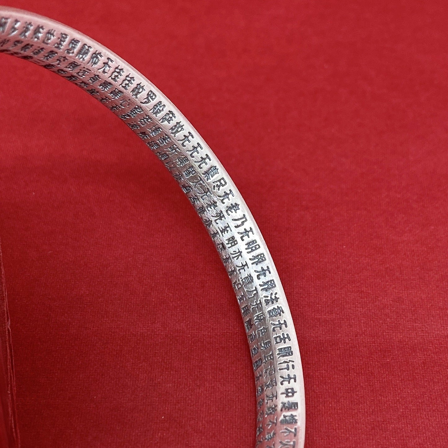Ethnic scripture sterling silver bracelet for couples - jewelry - weilin.com