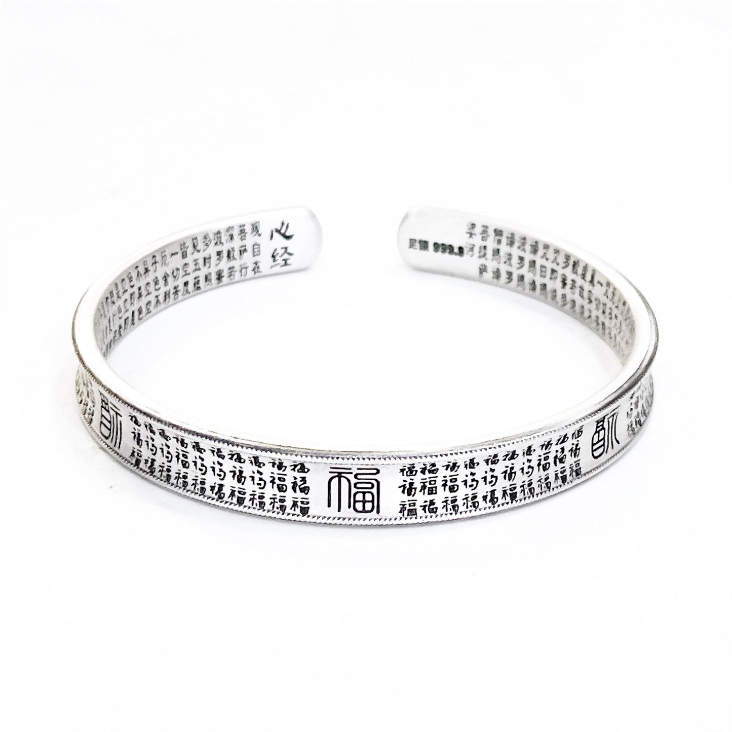 Ethnic style Baifu bracelet sterling silver bracelet - jewelry - weilin.com