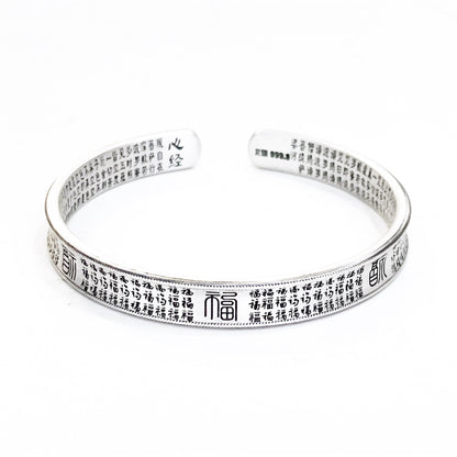 Ethnic style Baifu bracelet sterling silver bracelet - jewelry - weilin.com