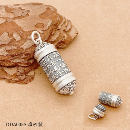 Ethnic style cylinder Tibetan pendant - jewelry - weilin.com