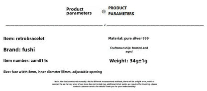 Ethnic style embossed round bead butterfly sterling silver bracelet - jewelry - weilin.com