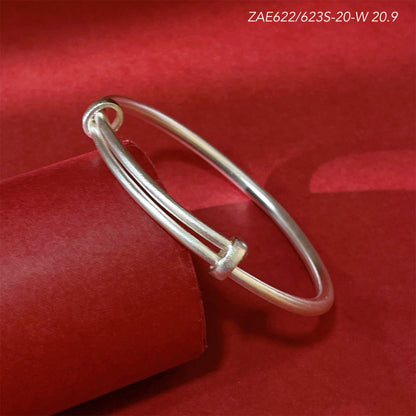 Ethnic style peace and joy sterling silver bracelet - jewelry - weilin.com
