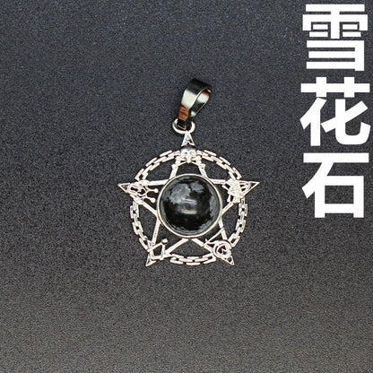 Evil Eye Malachite Pendant - jewelry - weilin.com