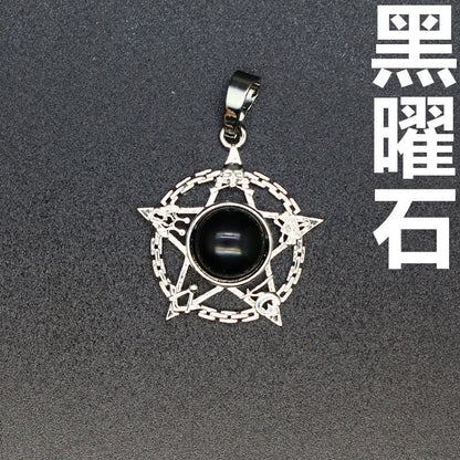 Evil Eye Malachite Pendant - jewelry - weilin.com
