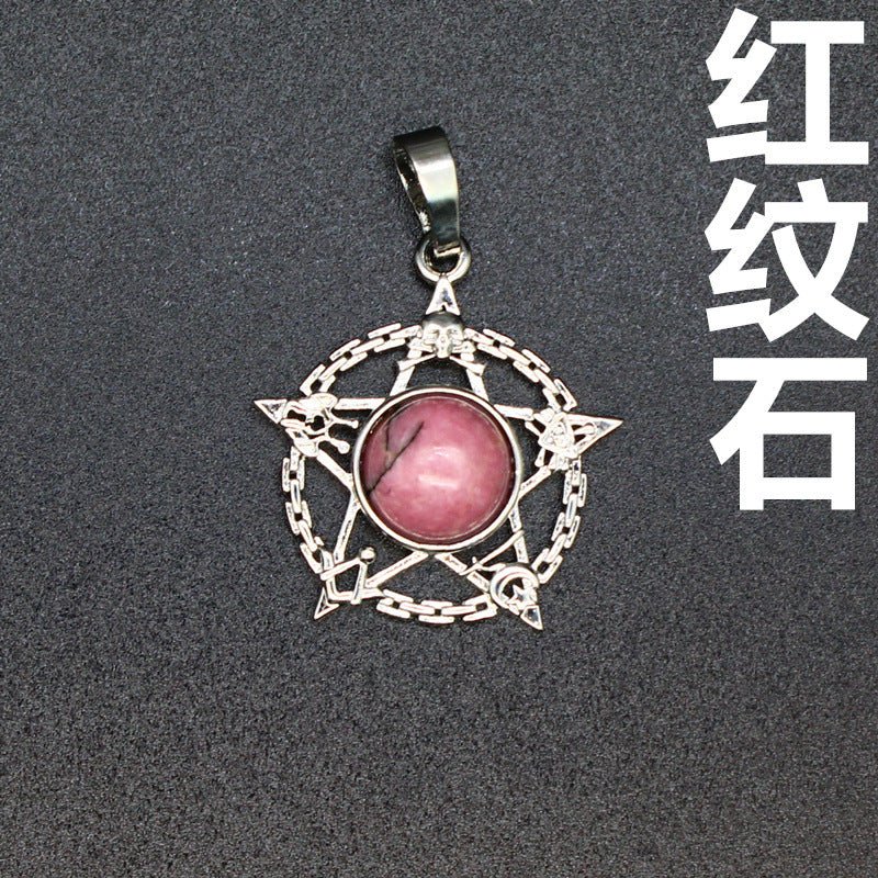 Evil Eye Malachite Pendant - jewelry - weilin.com