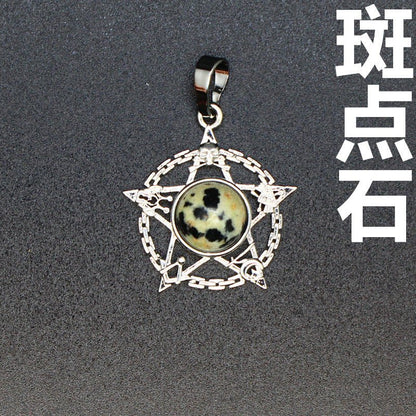 Evil Eye Malachite Pendant - jewelry - weilin.com