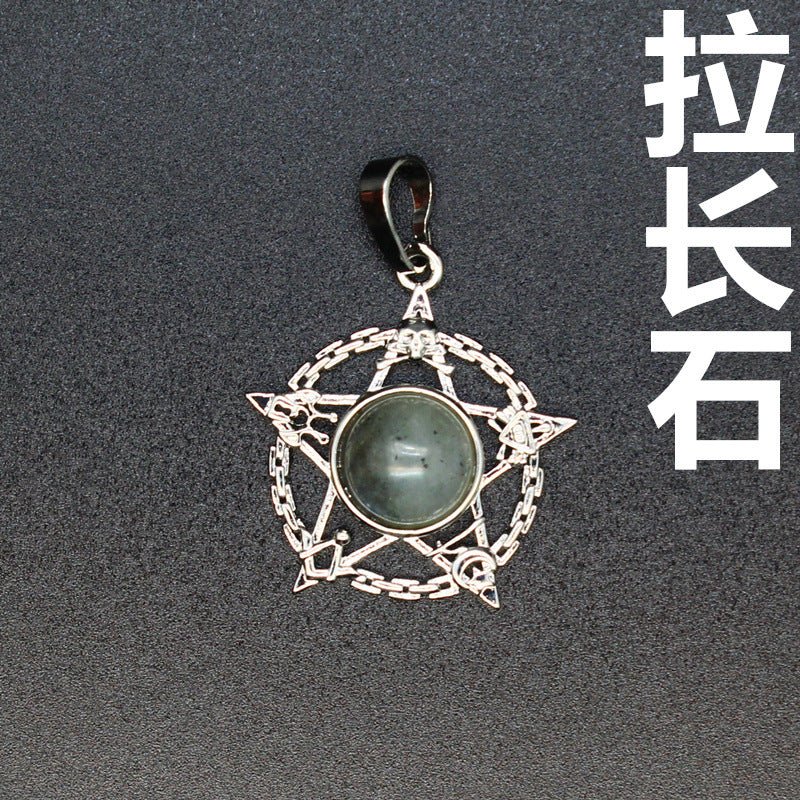 Evil Eye Malachite Pendant - jewelry - weilin.com