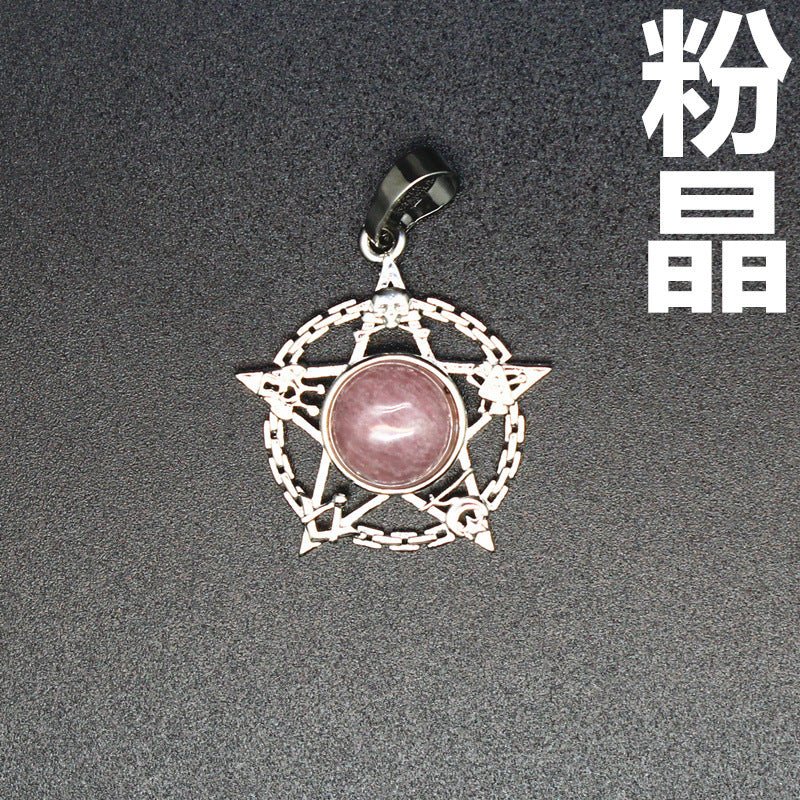 Evil Eye Malachite Pendant - jewelry - weilin.com