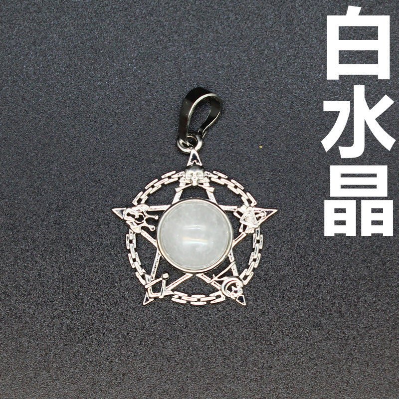 Evil Eye Malachite Pendant - jewelry - weilin.com