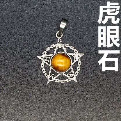 Evil Eye Malachite Pendant - jewelry - weilin.com