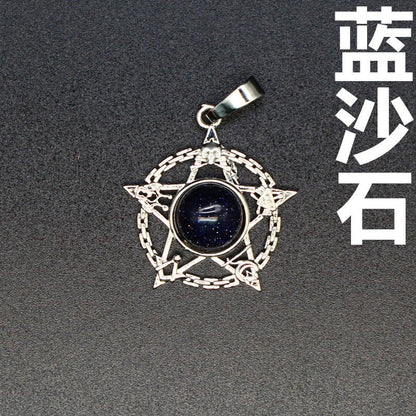 Evil Eye Malachite Pendant - jewelry - weilin.com