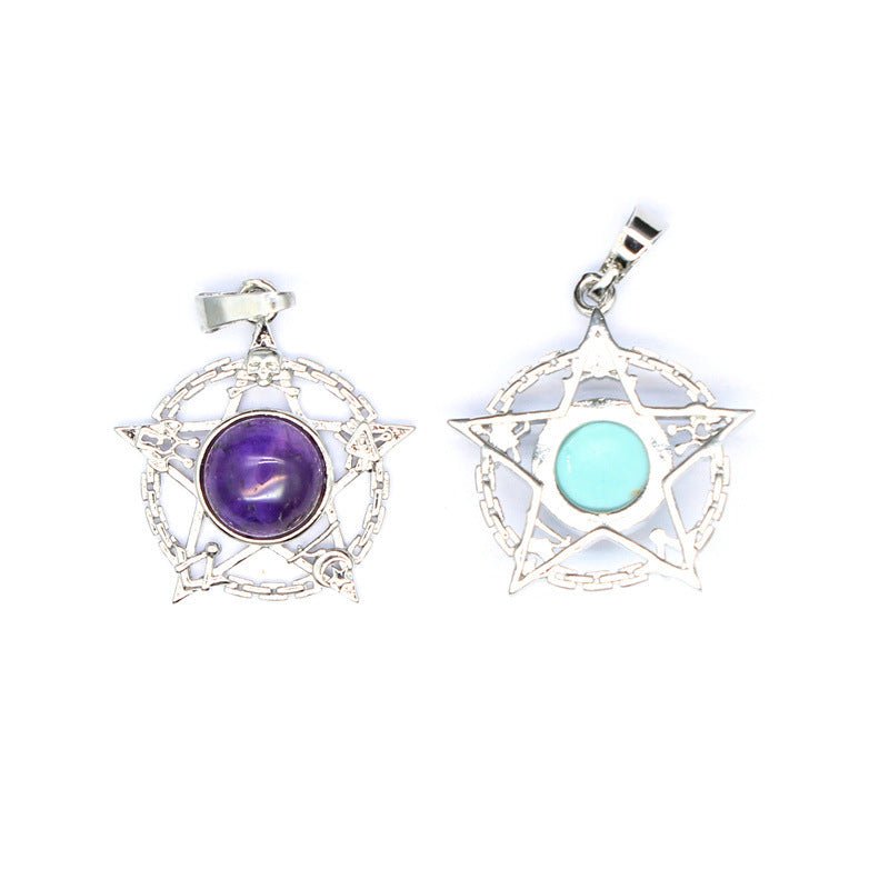Evil Eye Malachite Pendant - jewelry - weilin.com