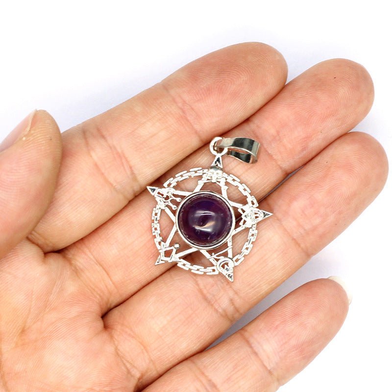 Evil Eye Malachite Pendant - jewelry - weilin.com