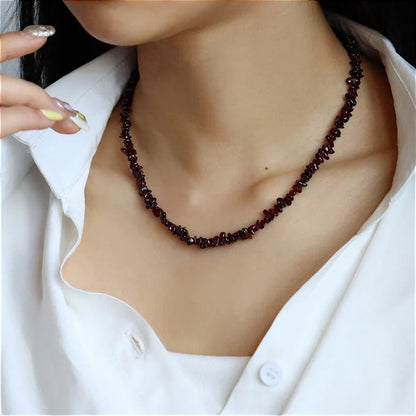 Exquisite Vintage Natural Stone Women's Necklace - jewelry - weilin.com