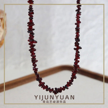 Exquisite Vintage Natural Stone Women's Necklace - jewelry - weilin.com