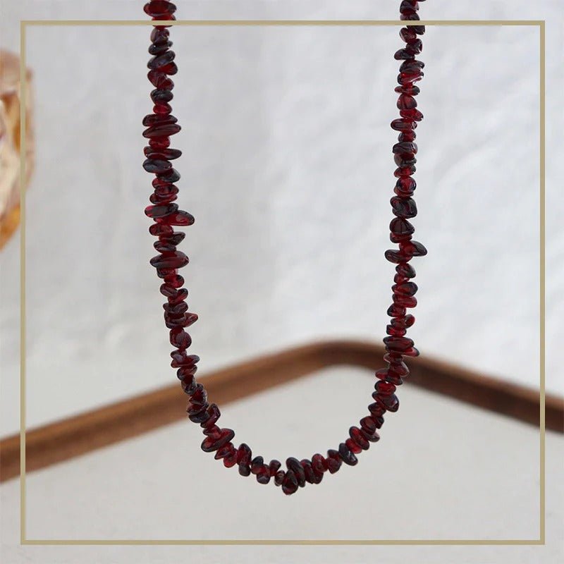 Exquisite Vintage Natural Stone Women's Necklace - jewelry - weilin.com