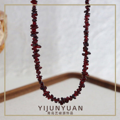 Exquisite Vintage Natural Stone Women's Necklace - jewelry - weilin.com