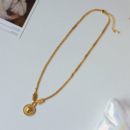 Exquisite vintage zircon necklace for women - jewelry - weilin.com