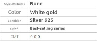 سوار عصري من الفضة الإسترلينية على شكل قطرة ماء من السبينيل 