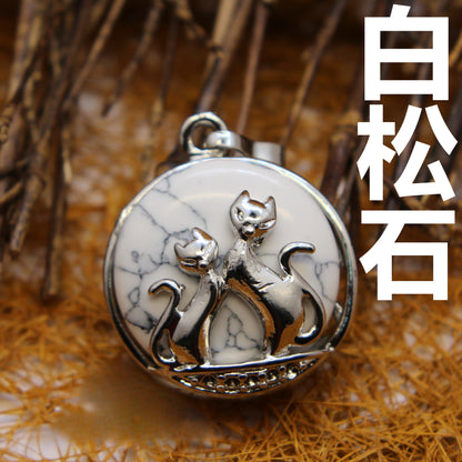 Ethnic fox pendant