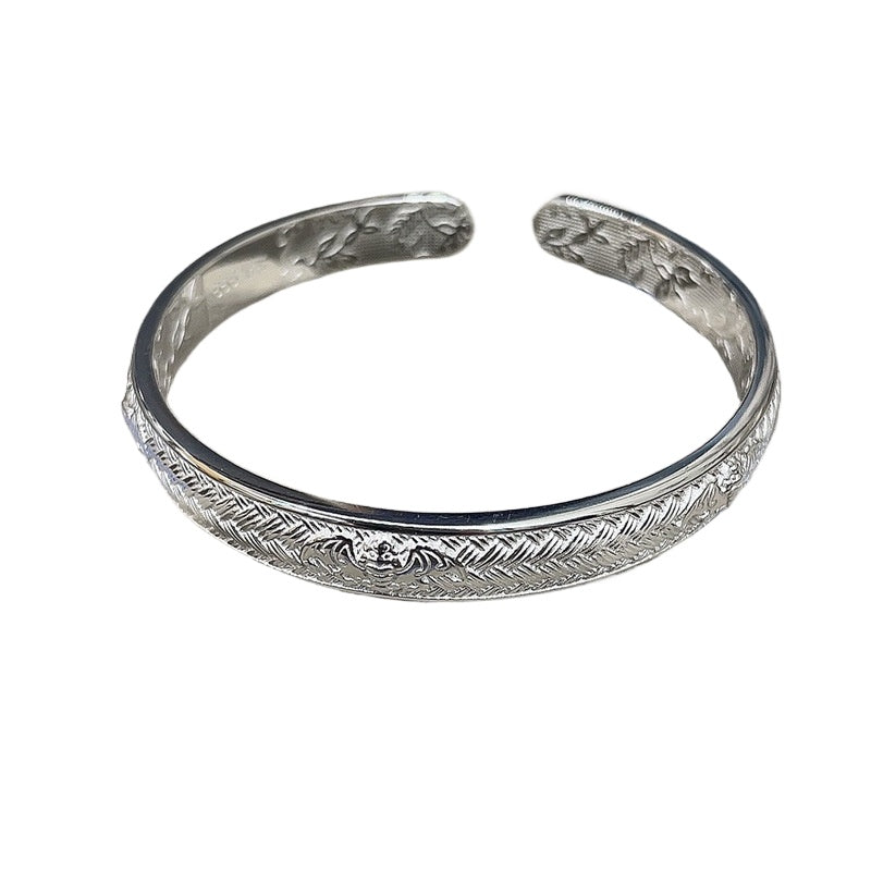 Solid sterling silver bat bracelet - jewelryweilin