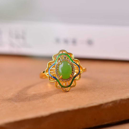 Natural Hetian Jade Ring - Rewards Tier 2 (Free with purchases over $298)