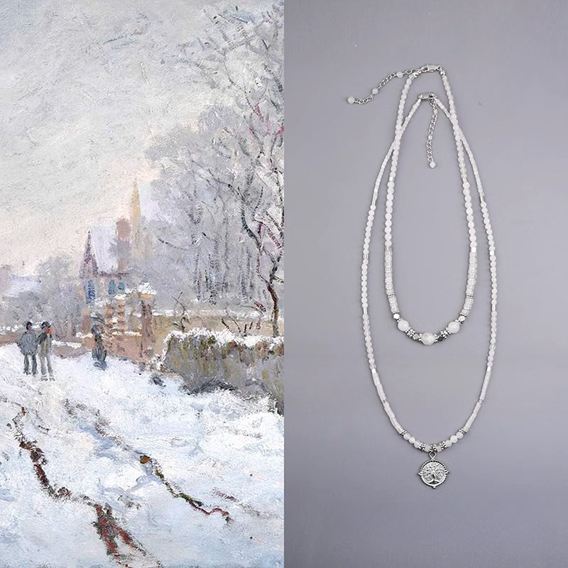 Snowstorm necklace