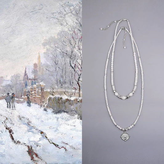 Snowstorm necklace