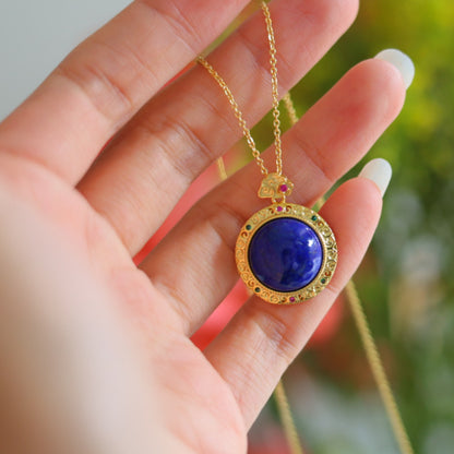 Natural Lapis Lazuli Pendant