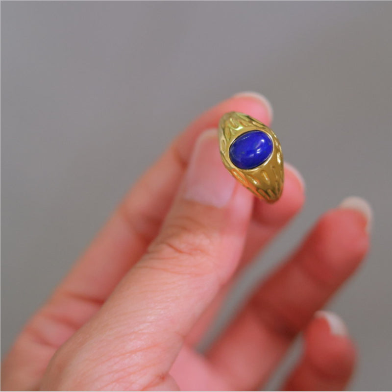 Natural Lapis Lazuli Ring