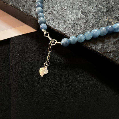 Fashion Aquamarine Clavicle Necklace - jewelry - weilin.com