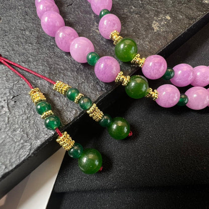 Fashion Aventurine Crossbody Necklace - jewelry - weilin.com
