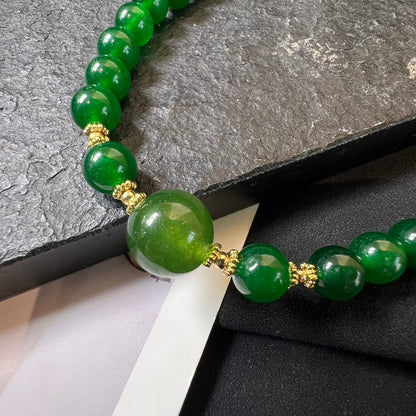 Fashion Aventurine Crossbody Necklace - jewelry - weilin.com