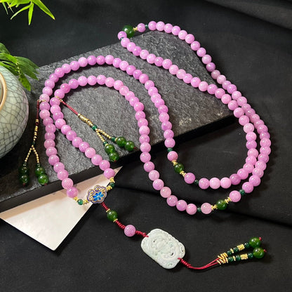 Fashion Aventurine Crossbody Necklace - jewelry - weilin.com