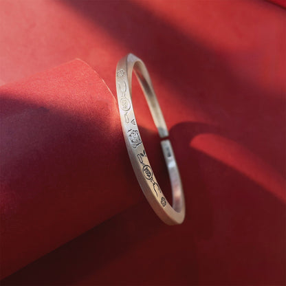 Fashion cat claw wind chime sterling silver bracelet - jewelry - weilin.com