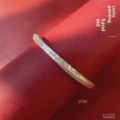 Fashion cat claw wind chime sterling silver bracelet - jewelry - weilin.com