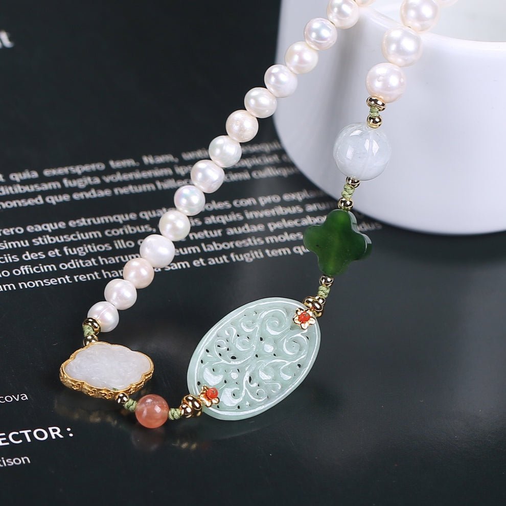 Fashion natural pearl necklace - jewelry - weilin.com