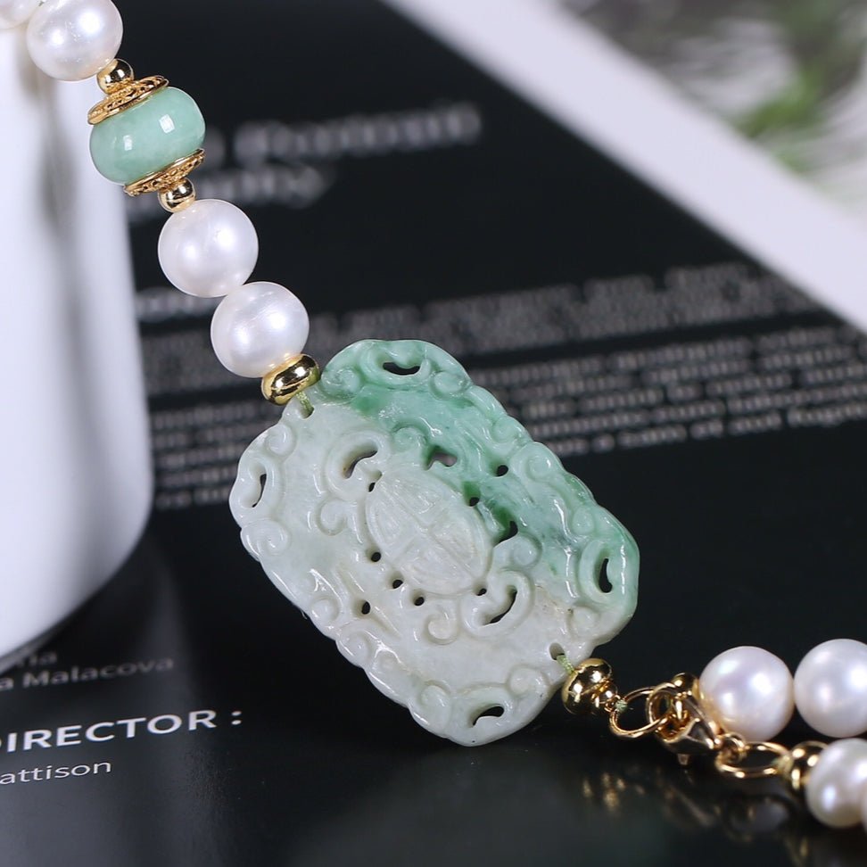 Fashion natural pearl necklace - jewelry - weilin.com