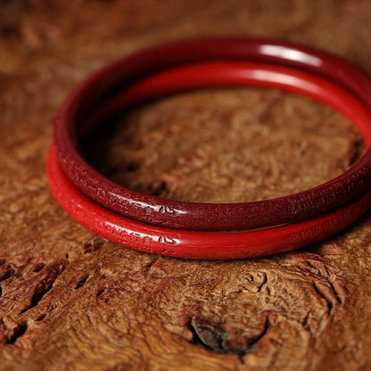 Fashion new Chinese style purple gold sand emperor sand heart sutra bracelet ethnic style jingle bracelet - jewelry - weilin.com