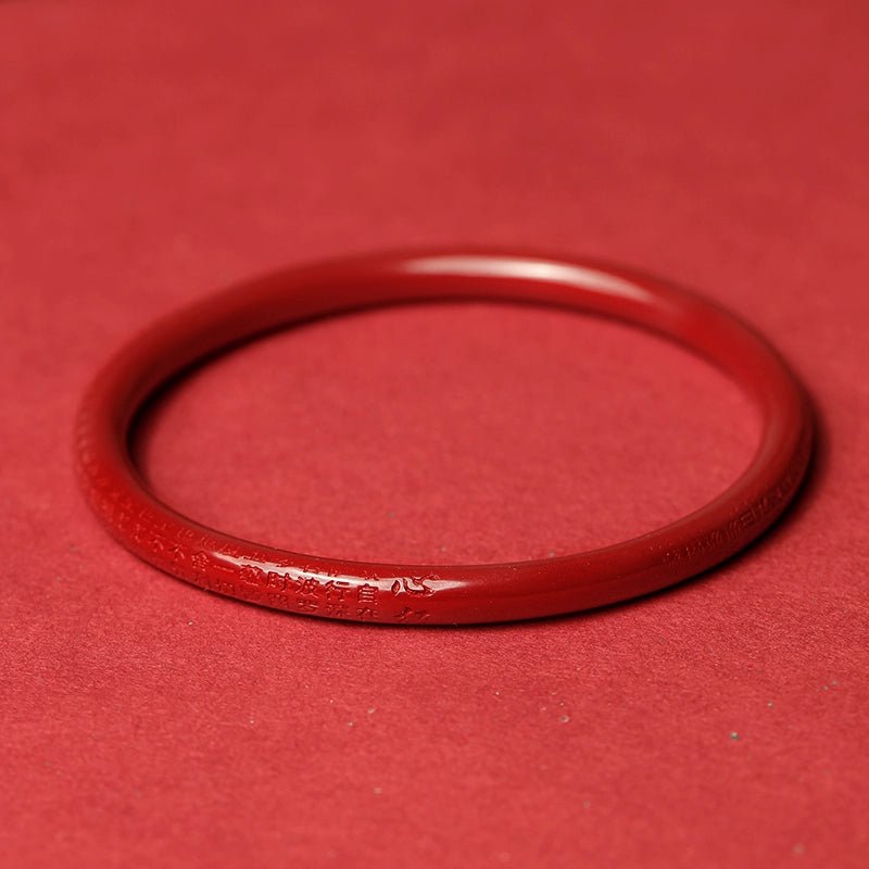 Fashion new Chinese style purple gold sand emperor sand heart sutra bracelet ethnic style jingle bracelet - jewelry - weilin.com