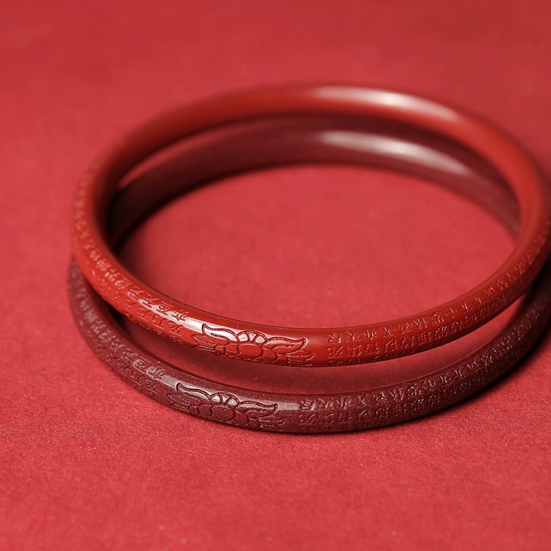 Fashion new Chinese style purple gold sand emperor sand heart sutra bracelet ethnic style jingle bracelet - jewelry - weilin.com
