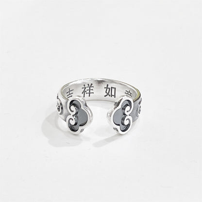 Fashion open sterling silver ring - jewelry - weilin.com