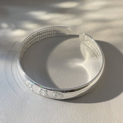 Fashion personality shiny sterling silver bracelet - jewelry - weilin.com
