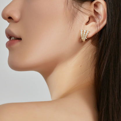 Fashion personality youth U - shaped earrings - jewelry - weilin.com