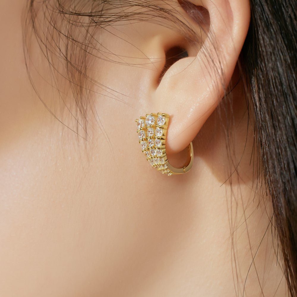 Fashion personality youth U - shaped earrings - jewelry - weilin.com