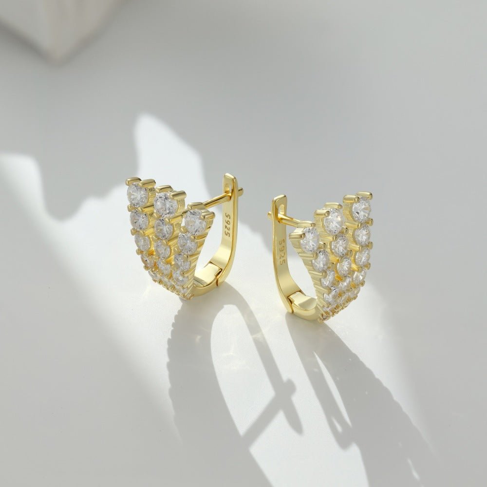 Fashion personality youth U - shaped earrings - jewelry - weilin.com