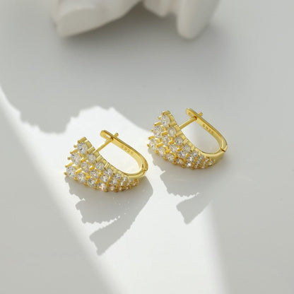 Fashion personality youth U - shaped earrings - jewelry - weilin.com